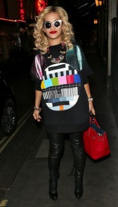 Rita Ora in test image shirt