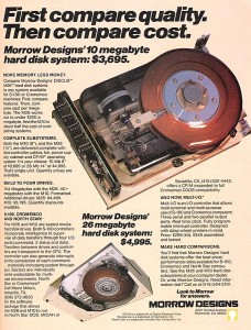 Harddisk - Morrow Designs DISCUS 10MB