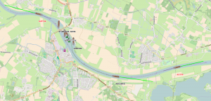 AIS data showed in an OpenStreetMap / OpenSeaMap.
